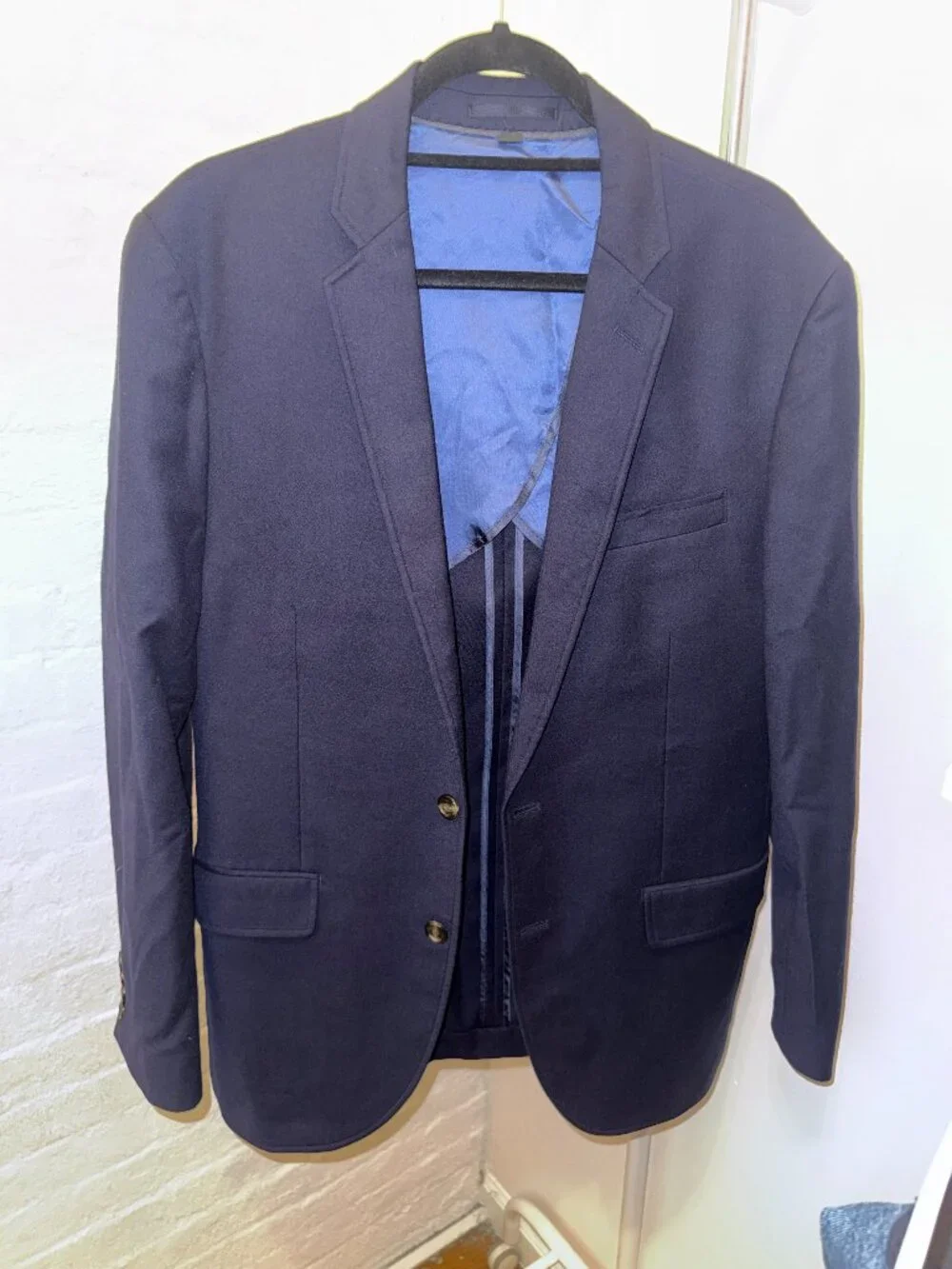 J.Crew Ludlow Navy Wool Blazer Suit Jacket 40R American Woolen Co